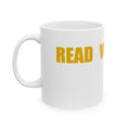 READ VOTE DONE HORIZON AMBER Ceramic Mug, (11oz, 15oz)