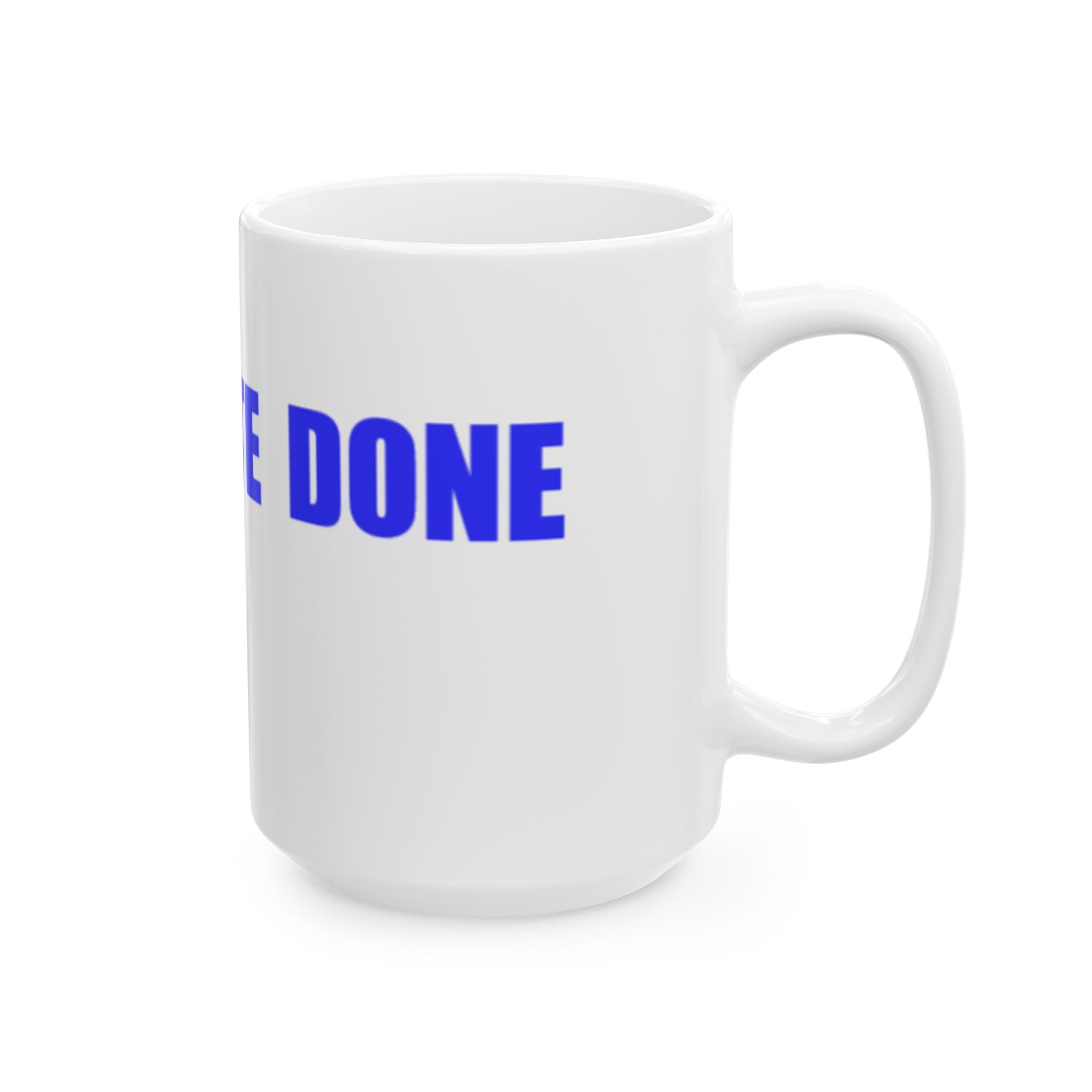 READ VOTE DONE HORIZON BLUE Ceramic Mug, (11oz, 15oz)