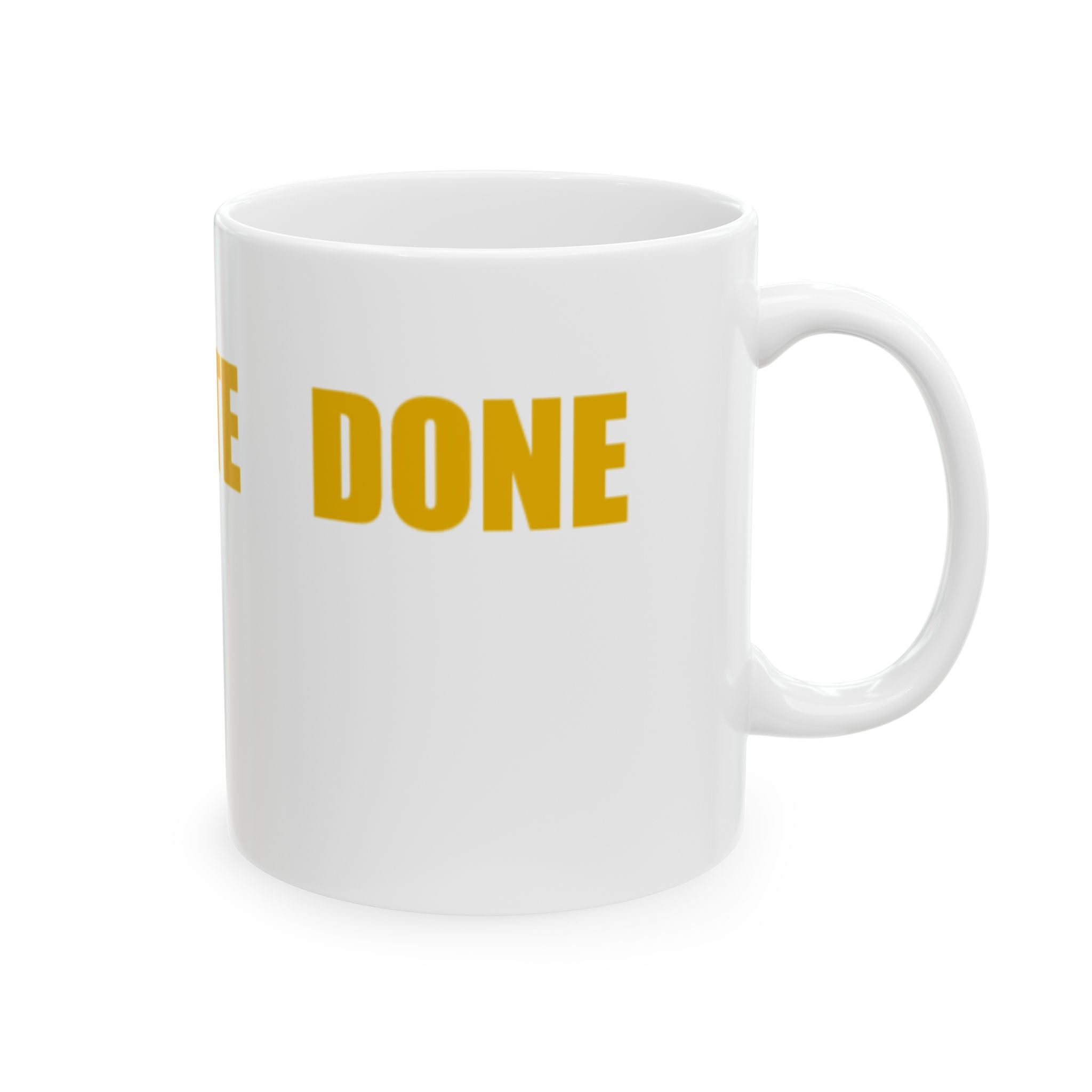 READ VOTE DONE HORIZON AMBER Ceramic Mug, (11oz, 15oz)
