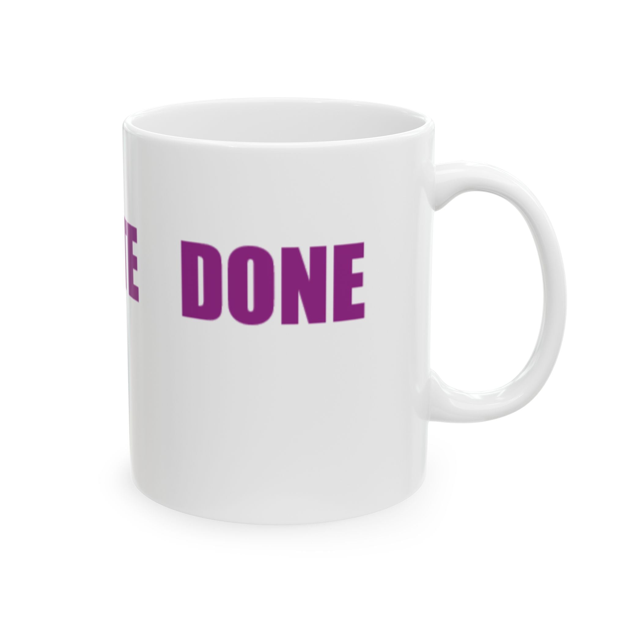 READ VOTE DONE HORIZON PURPLE Ceramic Mug, (11oz, 15oz)