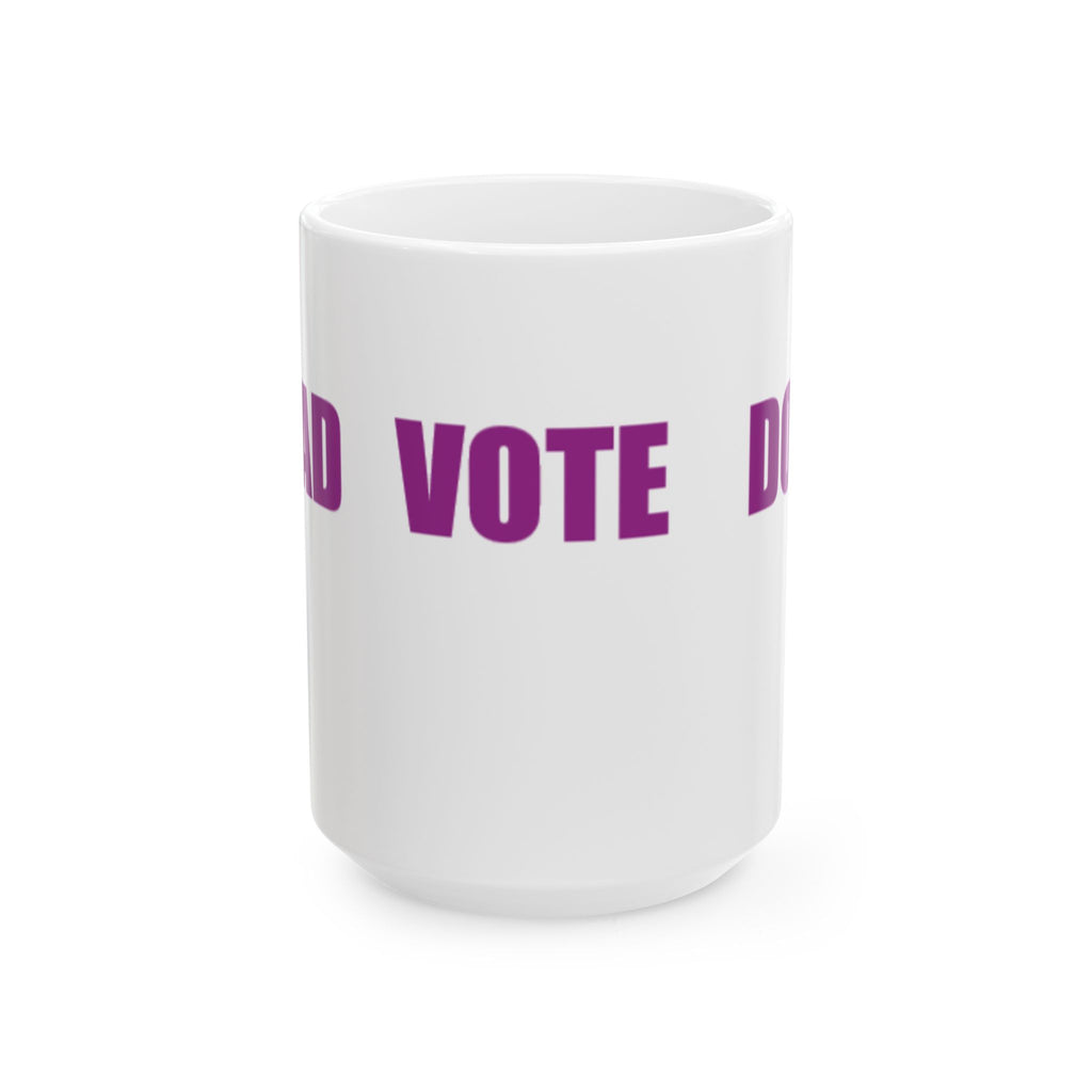 READ VOTE DONE HORIZON PURPLE Ceramic Mug, (11oz, 15oz)