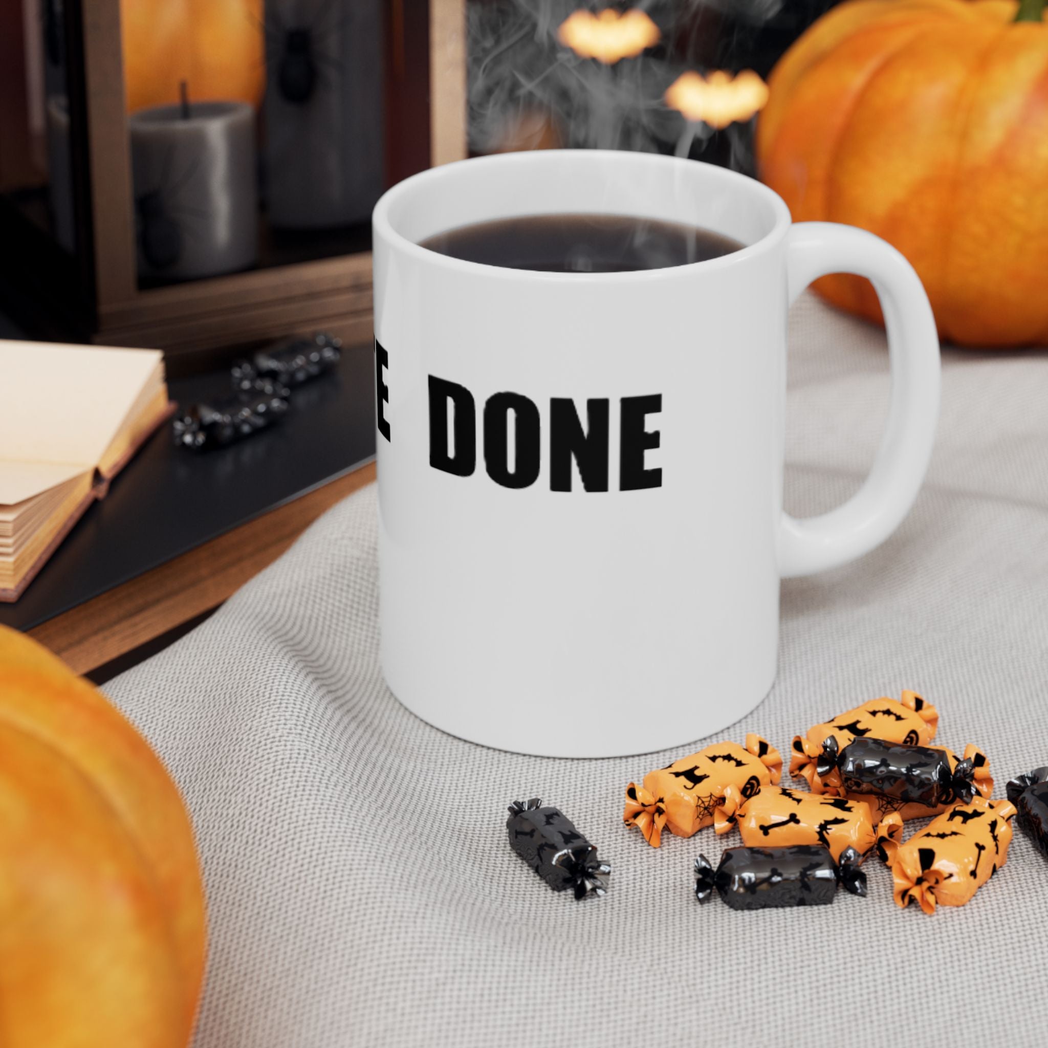 READ VOTE DONE HORIZON BLACK Ceramic Mug, (11oz, 15oz)