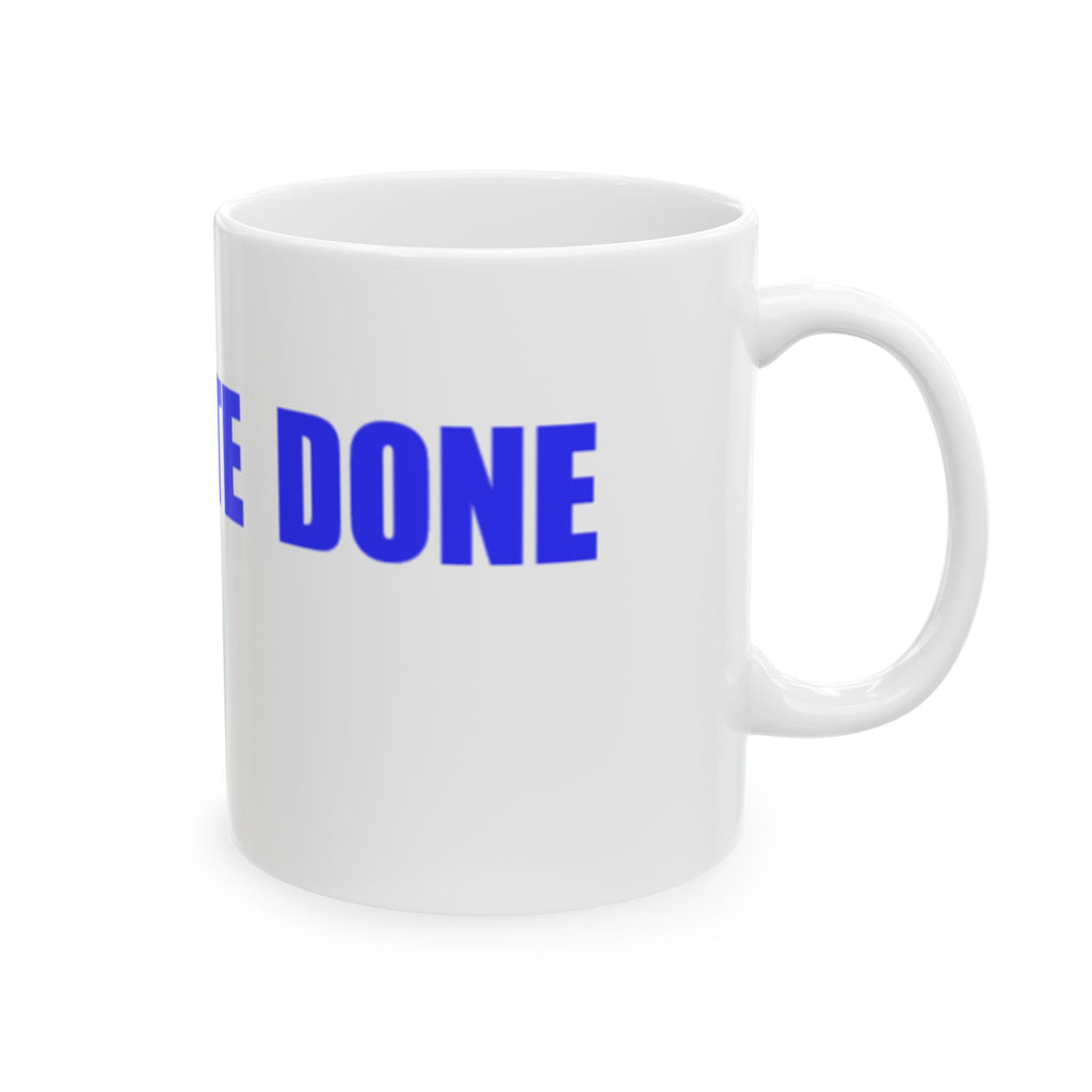READ VOTE DONE HORIZON BLUE Ceramic Mug, (11oz, 15oz)