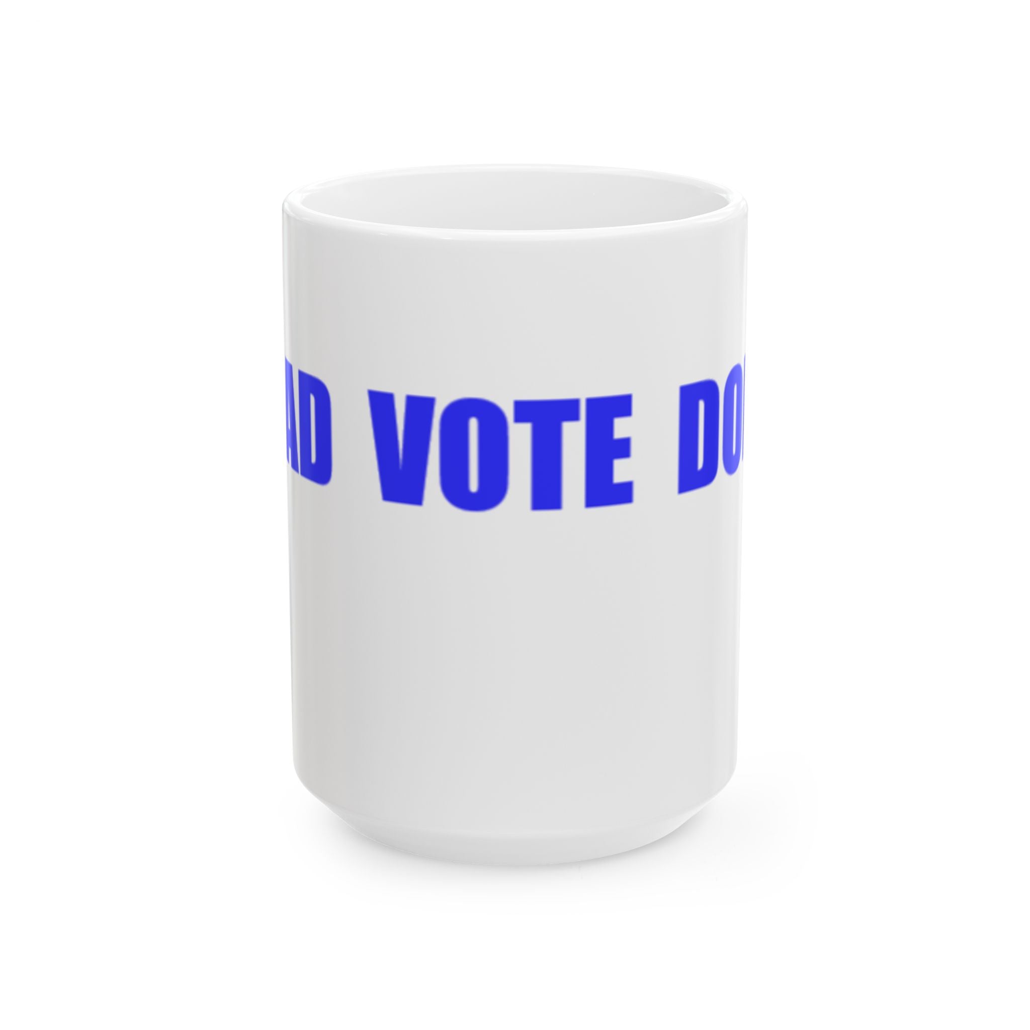 READ VOTE DONE HORIZON BLUE Ceramic Mug, (11oz, 15oz)