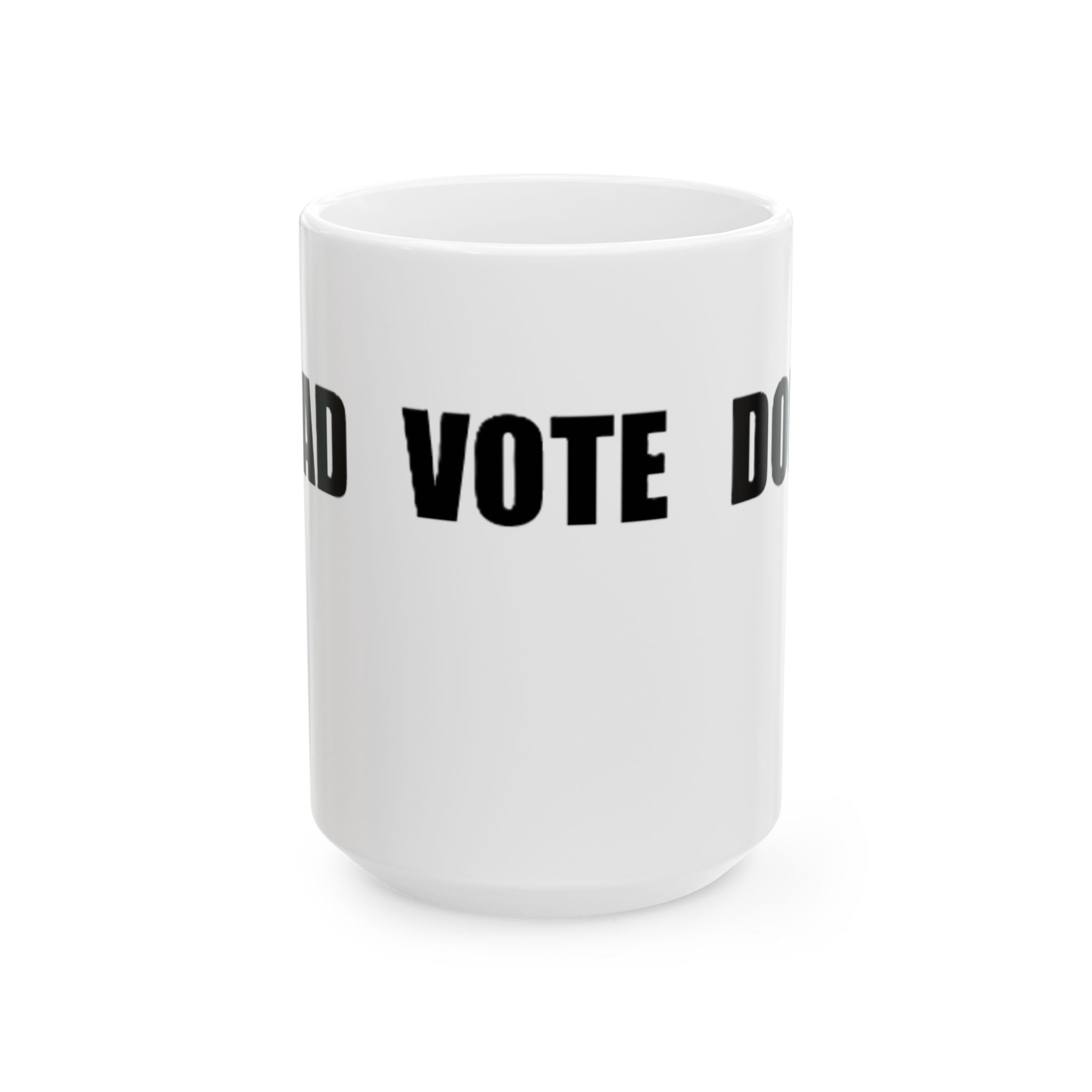 READ VOTE DONE HORIZON BLACK Ceramic Mug, (11oz, 15oz)