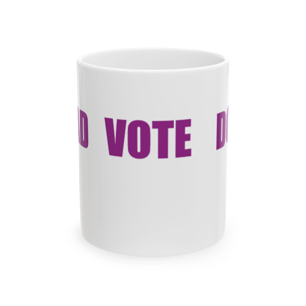 READ VOTE DONE HORIZON PURPLE Ceramic Mug, (11oz, 15oz)