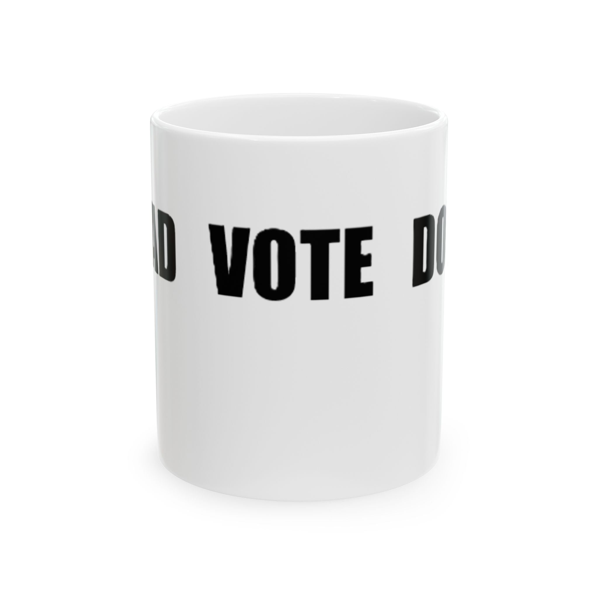 READ VOTE DONE HORIZON BLACK Ceramic Mug, (11oz, 15oz)
